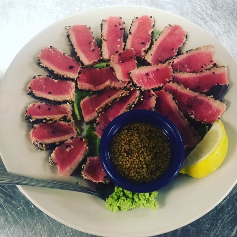 Lures Riverfront Restaurant Seared Tuna Lures Riverfront Restaurant Jensen